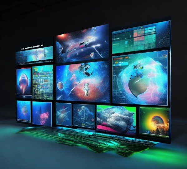 科技动态海报，全球科技发展趋势与视觉表达的创新